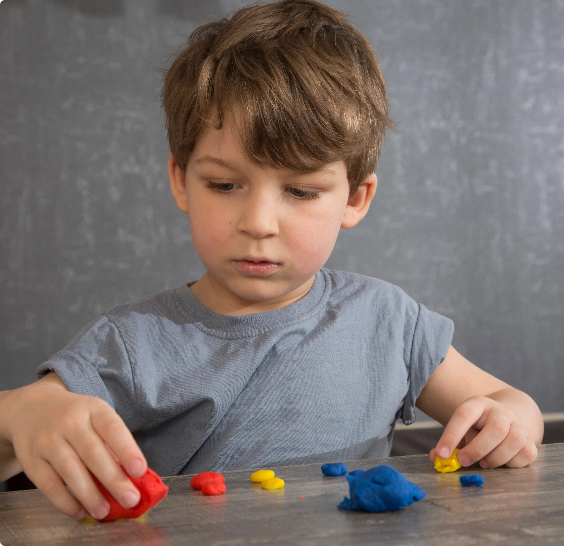 Boy playing games