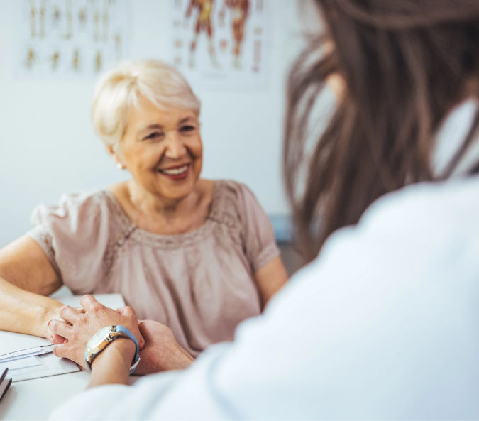 Woman patient doctor